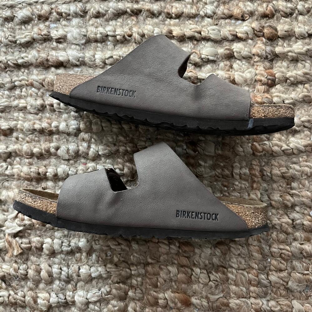 Birkenstock Arizona Mocha Brown Birko-Flor Sandals EU 37 Narrow Women's 6-6.5 - Picture 3 of 16